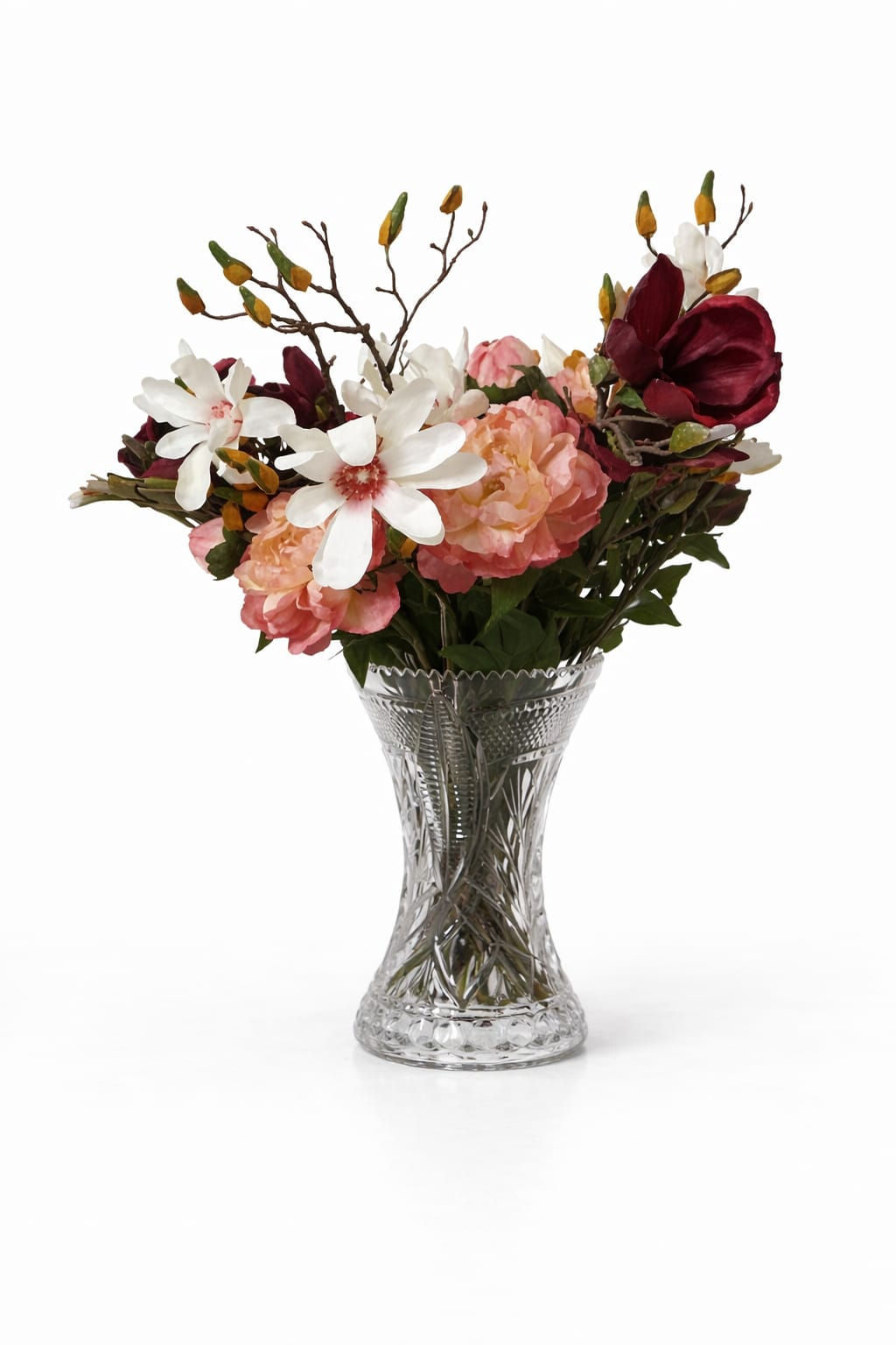 Crystal Floral Vase