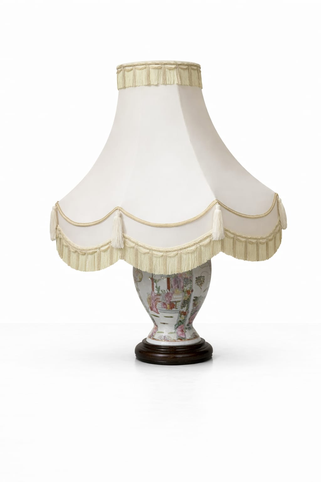 Porcelain Floral Lamp